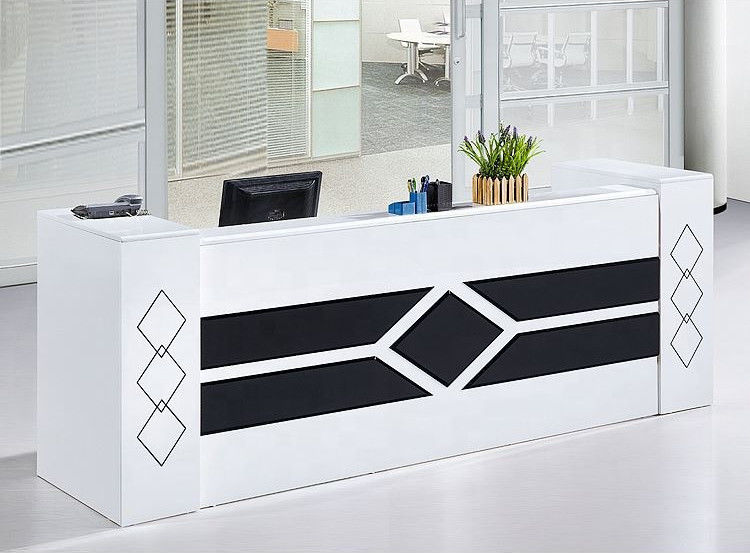 Impresa di consulenza ufficio di fronte al palazzo reception desk reception desk furniture beauty salon reception desk